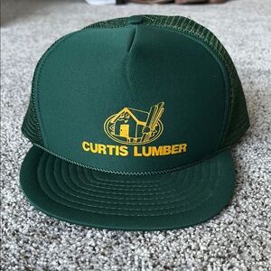 Curtis Lumber Green Trucker Hat - New